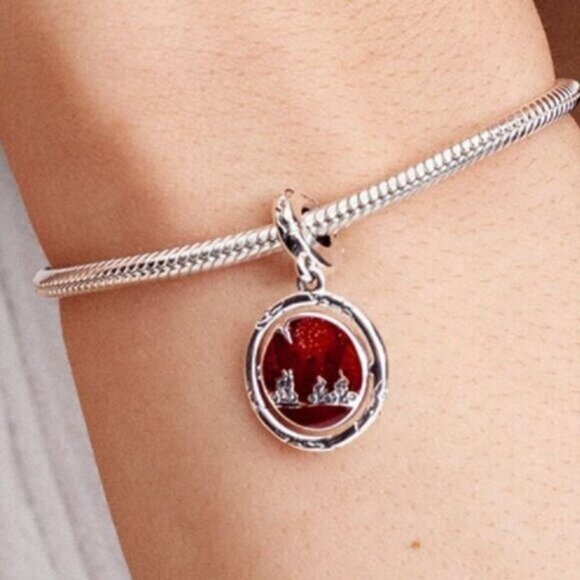 Pandora Stranger Things Glow-in-the-dark Upside Down Dangle Charm - Picture 3 of 5